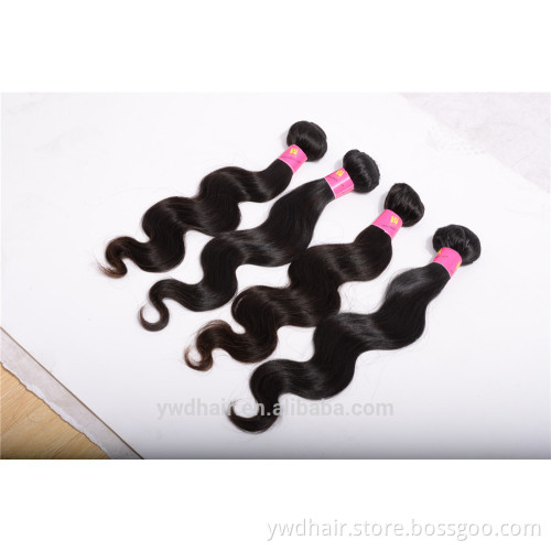 Indian Virgin Hair Body Wave Bundles 8A Grade Unprocessed Human Hair Weaves Bundles Yavida Hair Paypal